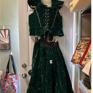 Enchanting Green Velvet ren fair king Richard’s Costume